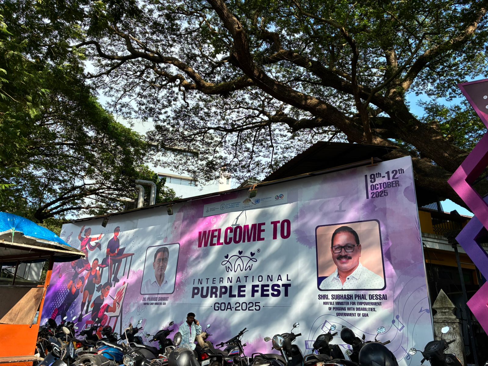 Purple Fest Goa moment 1