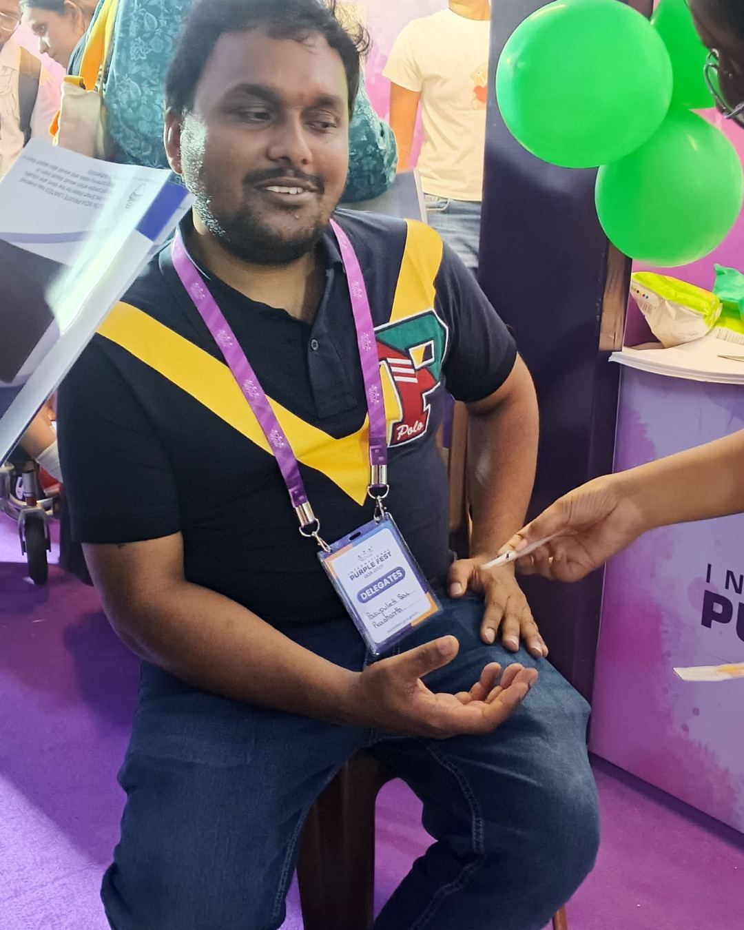 Purple Fest Goa moment 20