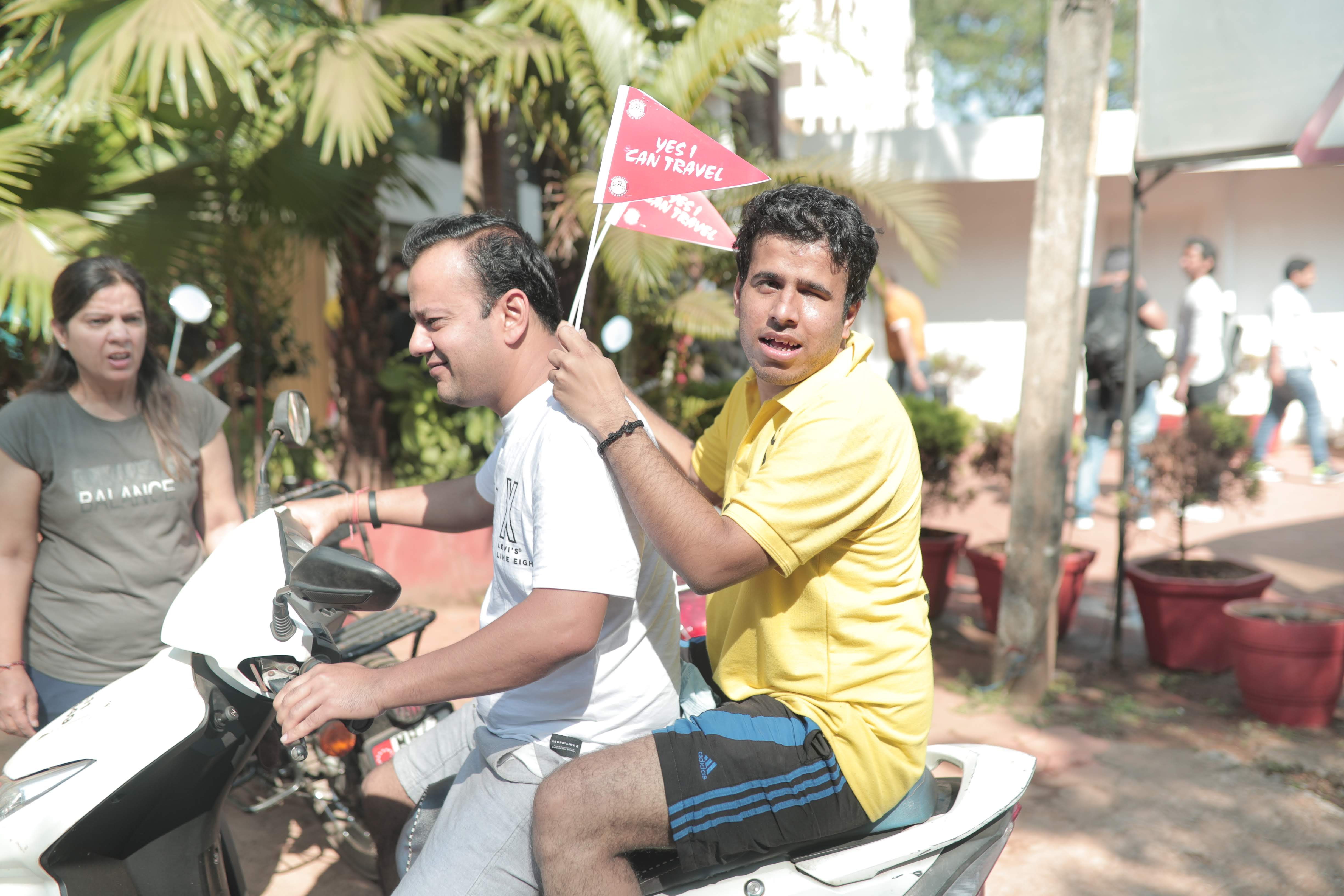 Visually impaired travellers on an RSKC journey